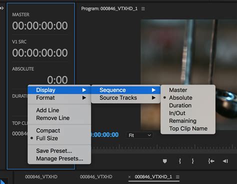 premiere timecode examples.